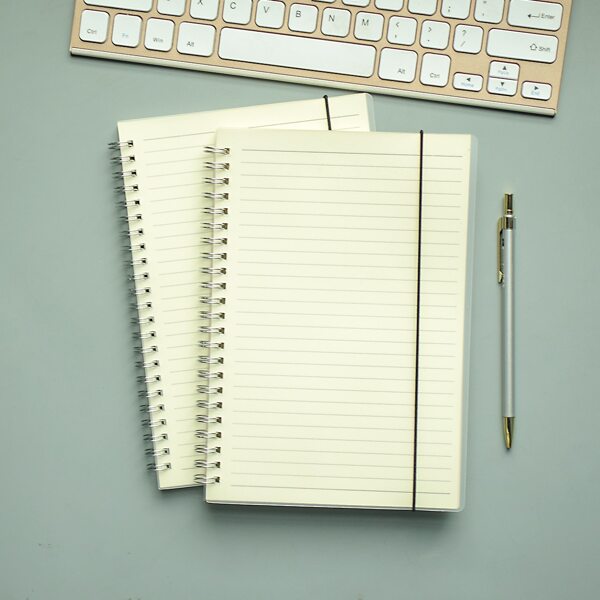 

1pc A5 Spiral Notebook, Beige