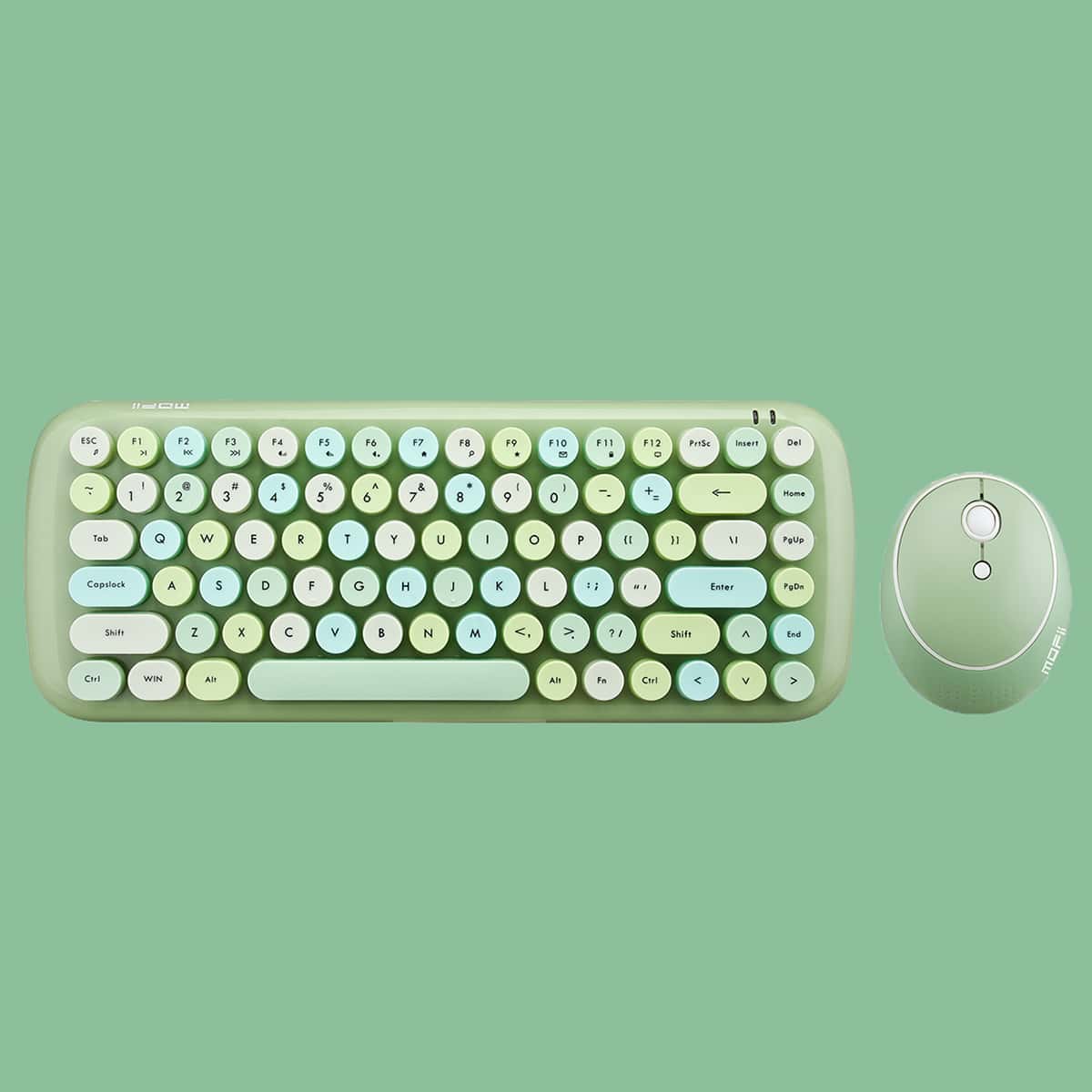 

2.4G Wireless Keyboard & Mouse Combos, Green