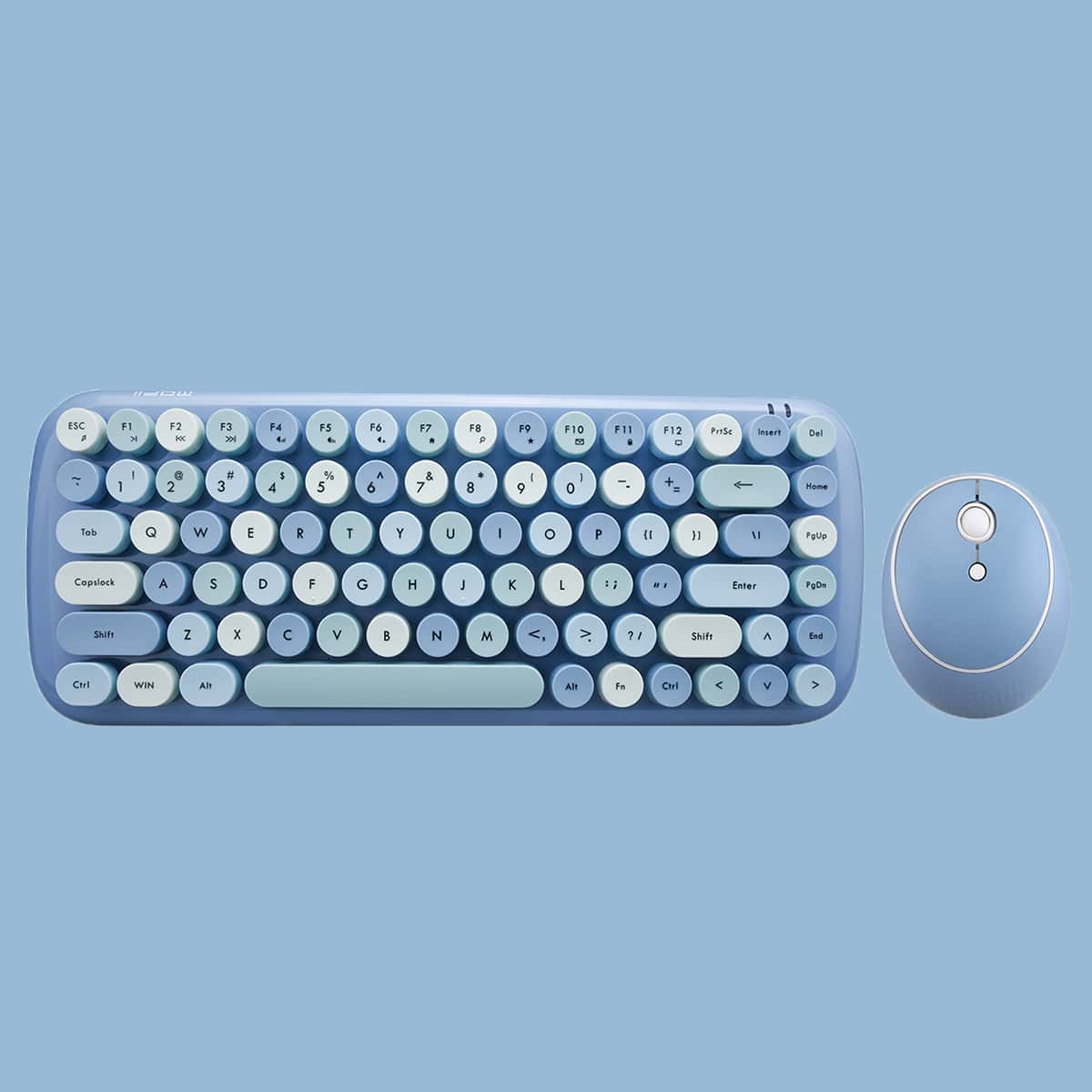 

2.4G Wireless Keyboard & Mouse Combos, Blue