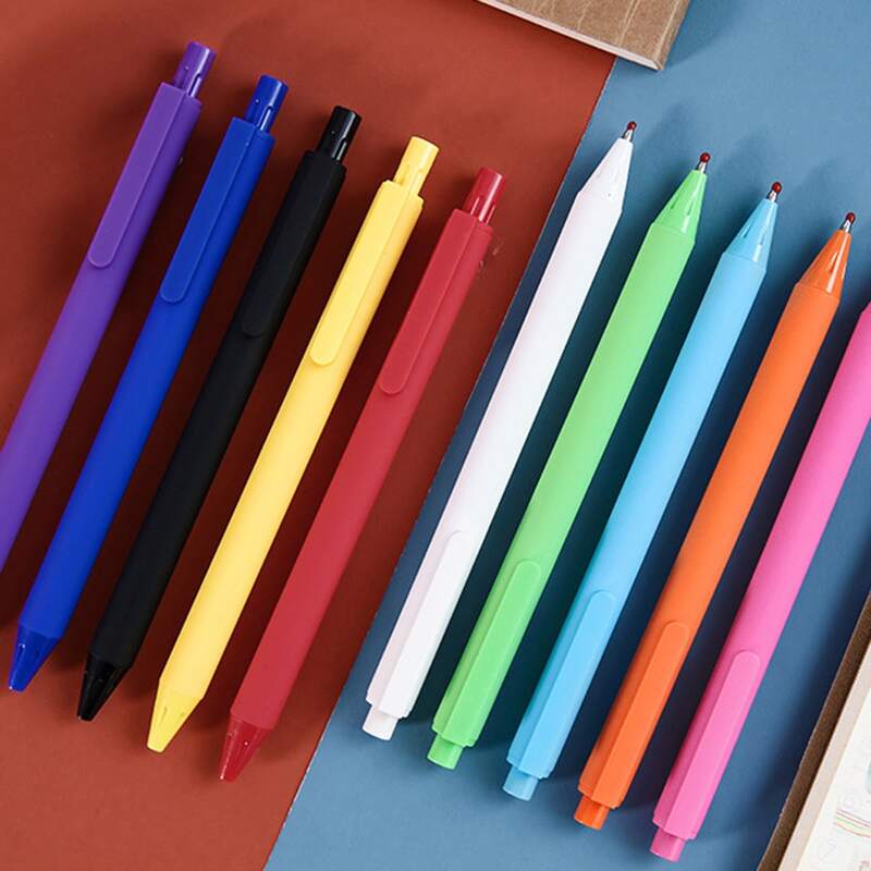 

1box Colorful Press Gel Pen, Multicolor