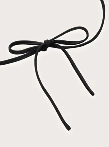 Mở lưng quấn quanh cổ - màu đen - Xem 10