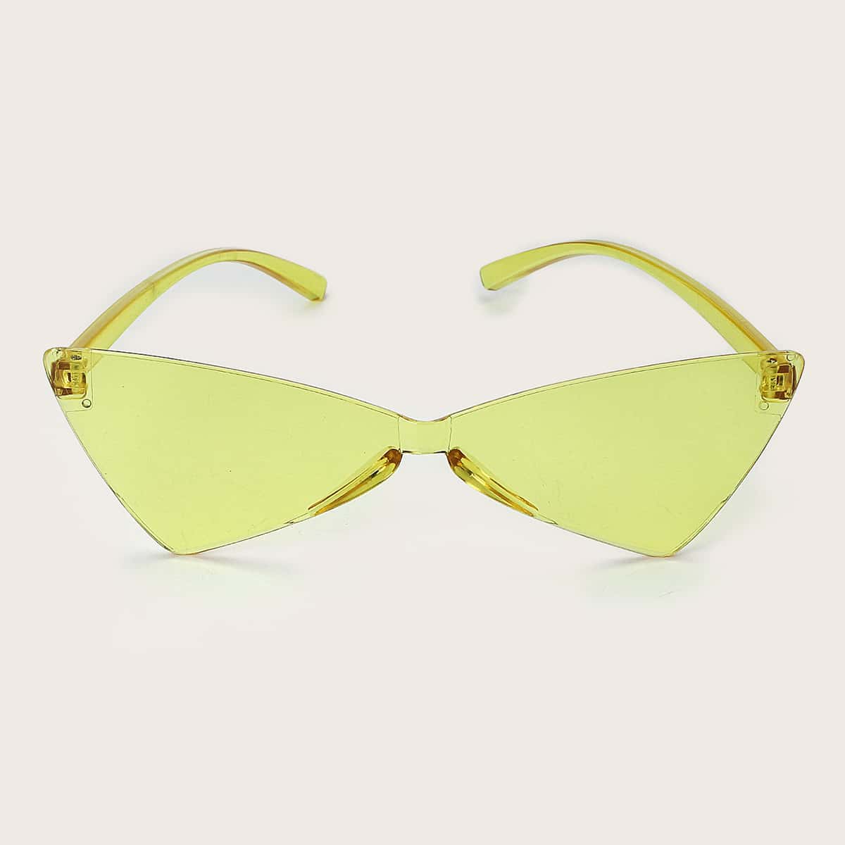 

Triangle Frame Sunglasses, Mint green