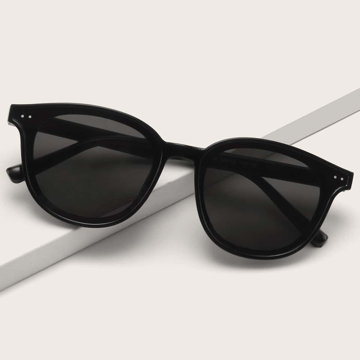 

Square Frame Sunglasses, Black