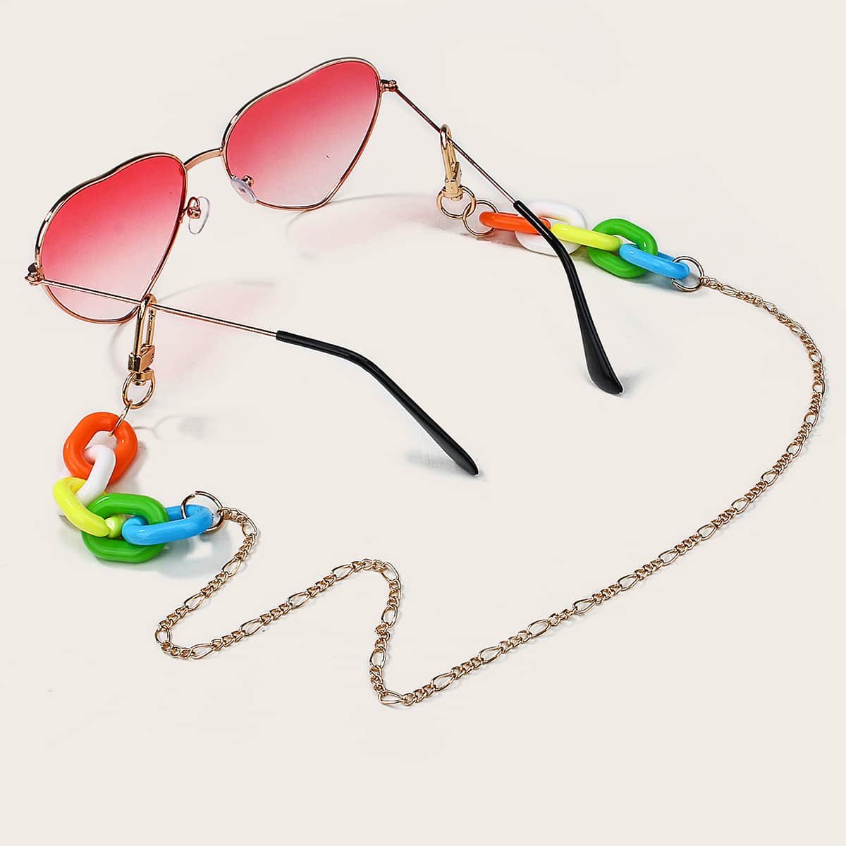 

Colorblock Glasses Chain, Multicolor