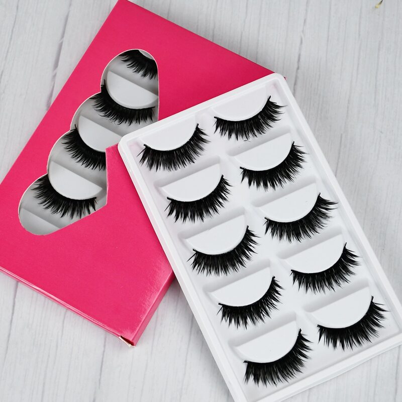 

5pairs Volume Eyelashes, Black