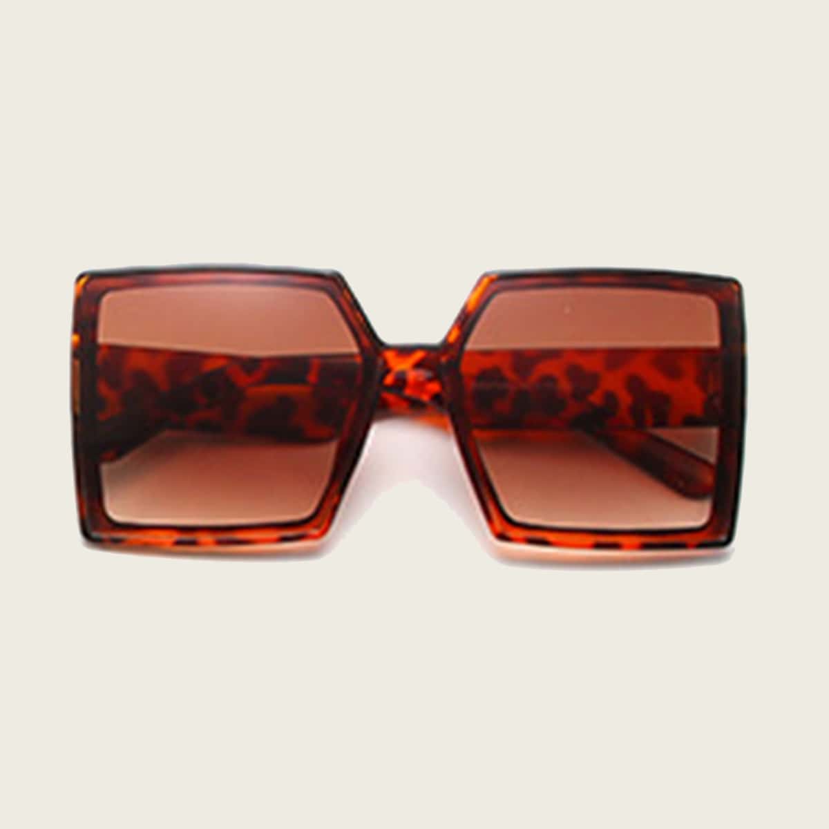 

Square Frame Sunglasses, Brown