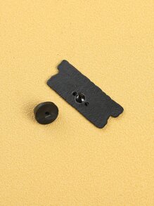 Slogan Design Brooch - Multicolor - View 3