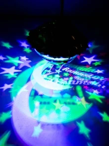 ضوء بروجكتر بنمط رمضان - متعدد الألوان - مشاهدة 4