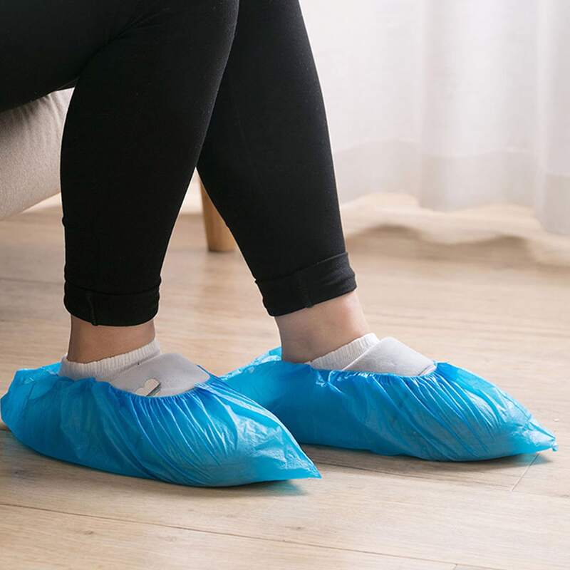 

100pcs Disposable Shoes Cover, Blue