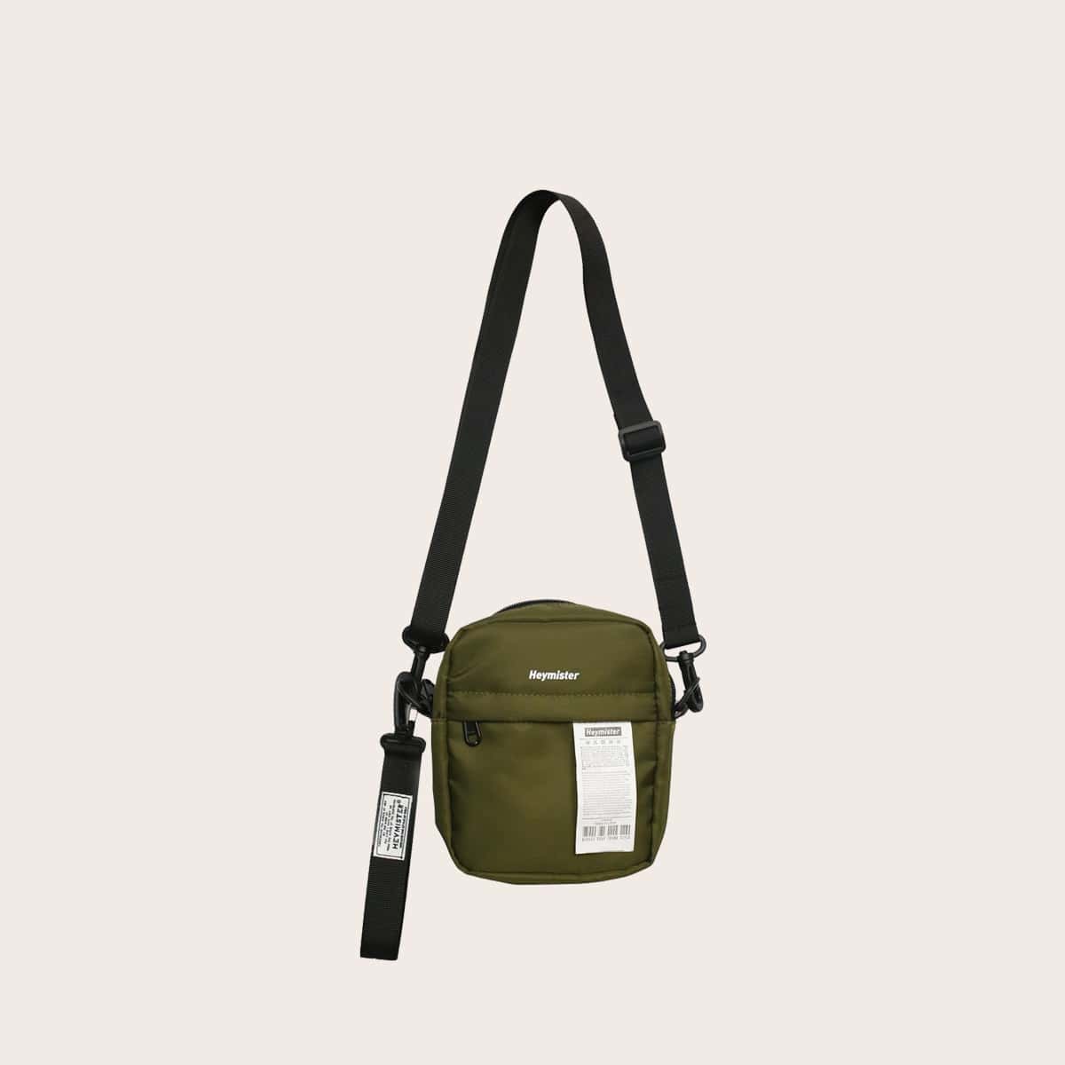 

Guys Letter Graphic Crossbody Bag, Green