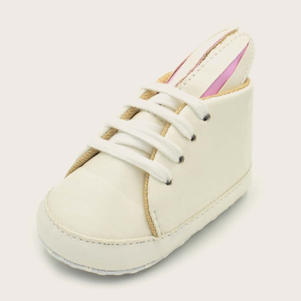 

Baby Girl Rabbit Ear Decor Sneakers, Beige