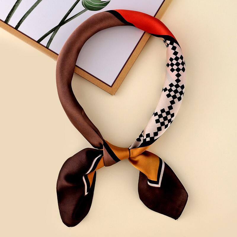 

Colorblock Geo Graphic Bandana, Multicolor