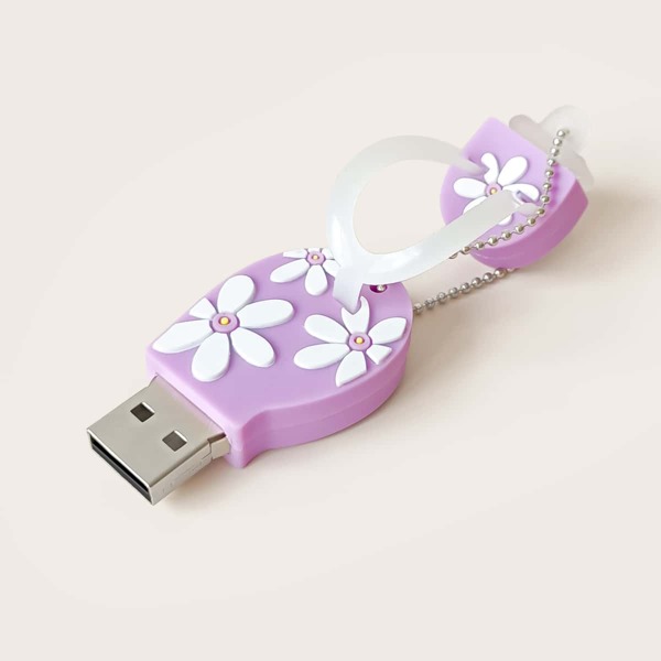 

Slipper Shaped USB Flash Drive, Lilac purple