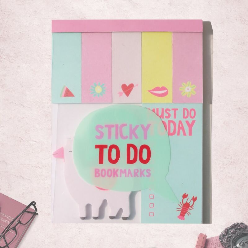 

1pc Cartoon Graphic Sticky Note, Multicolor