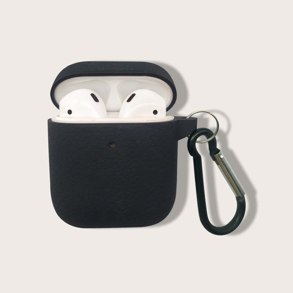 

Чехол для AirPods с крючком, Чёрный