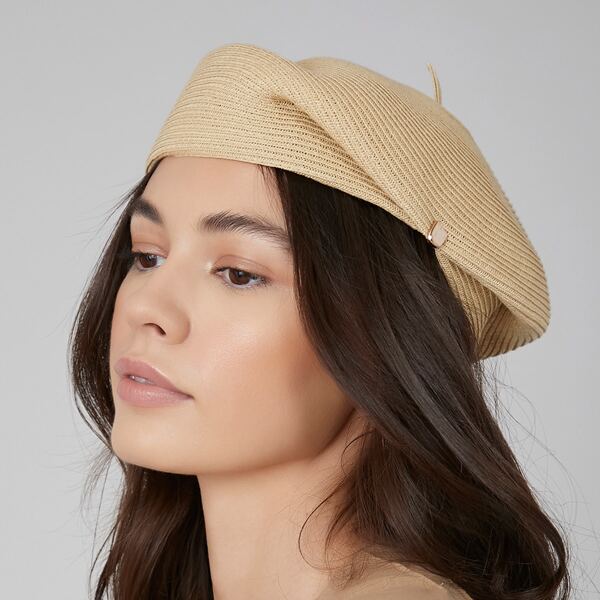 

100% STRAW HAT, Apricot