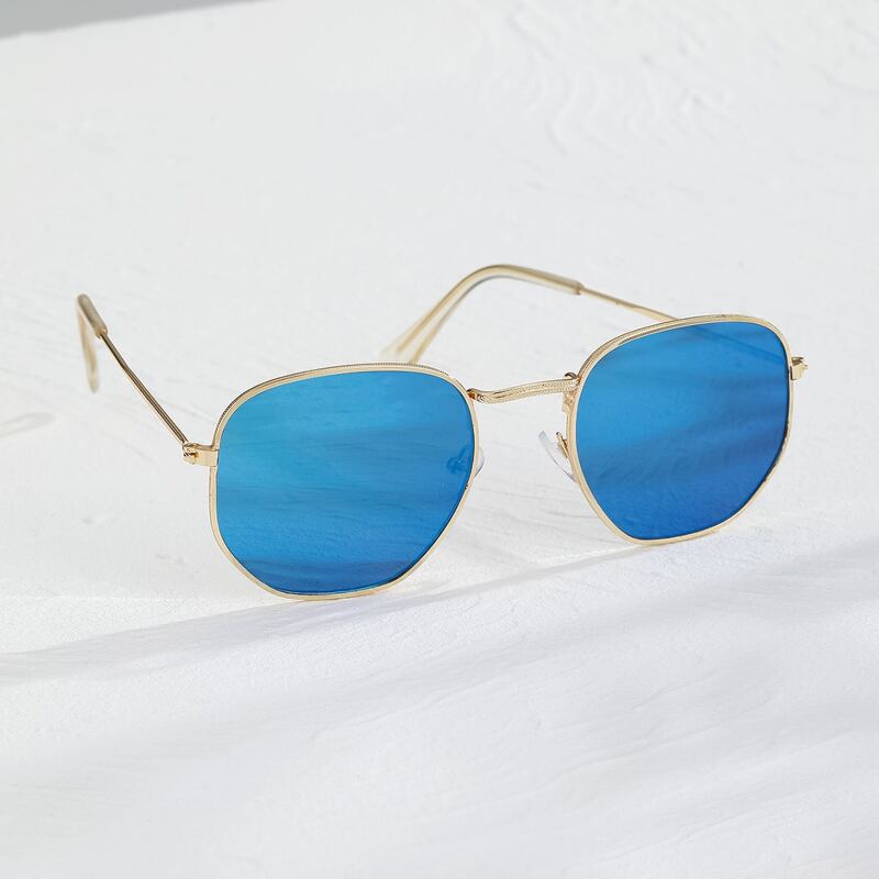 

Guys Metal Frame Sunglasses, Blue