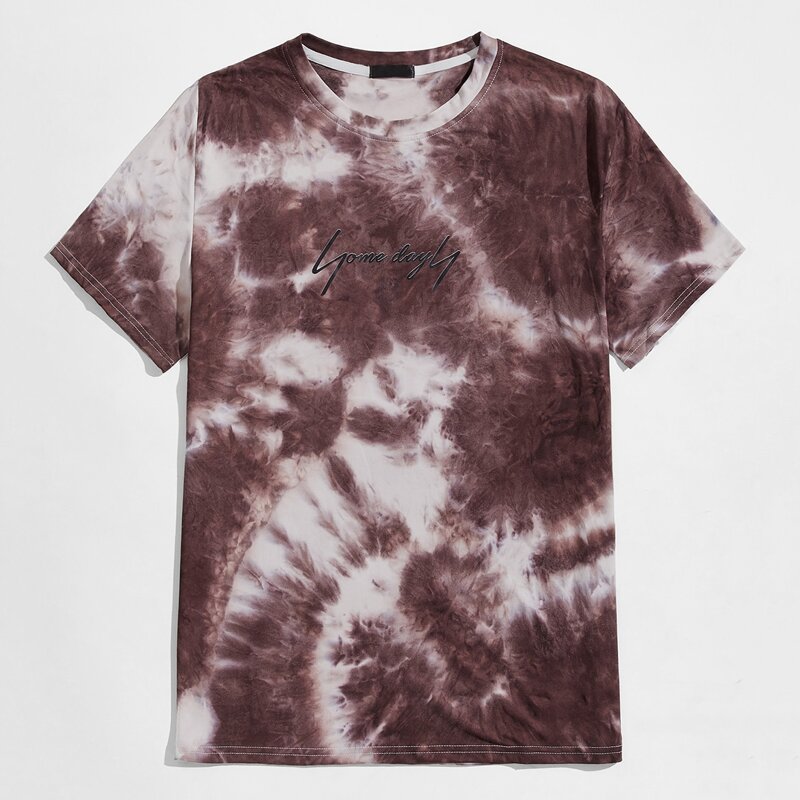 

Guys Letter Tie Dye Tee, Multicolor