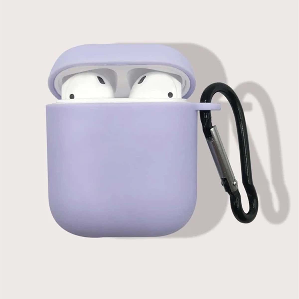 

Solid Earphone Case For iPhone, Lilac purple