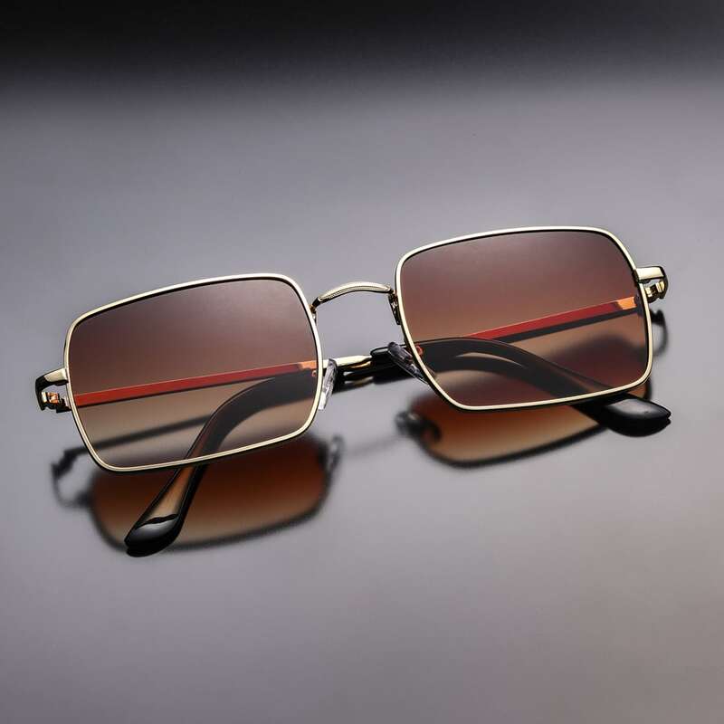 

Guys Metal Frame Sunglasses, Brown