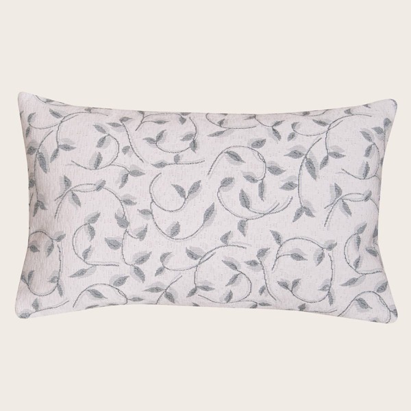 

1pc Plant Print Lumbar Pillow Cover Without Filler, Multicolor