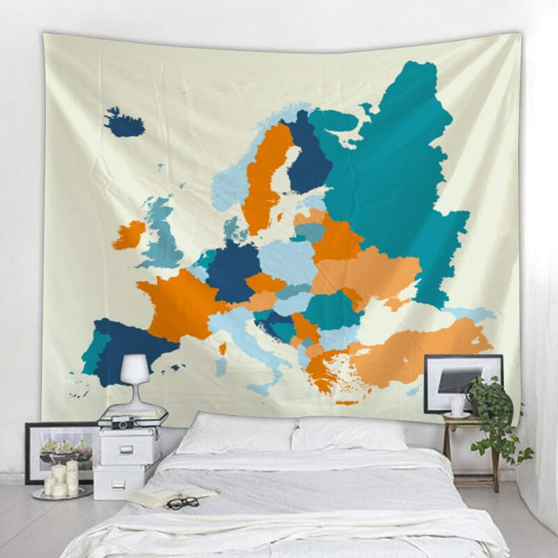

Colorblock Graffiti Tapestry, Multicolor