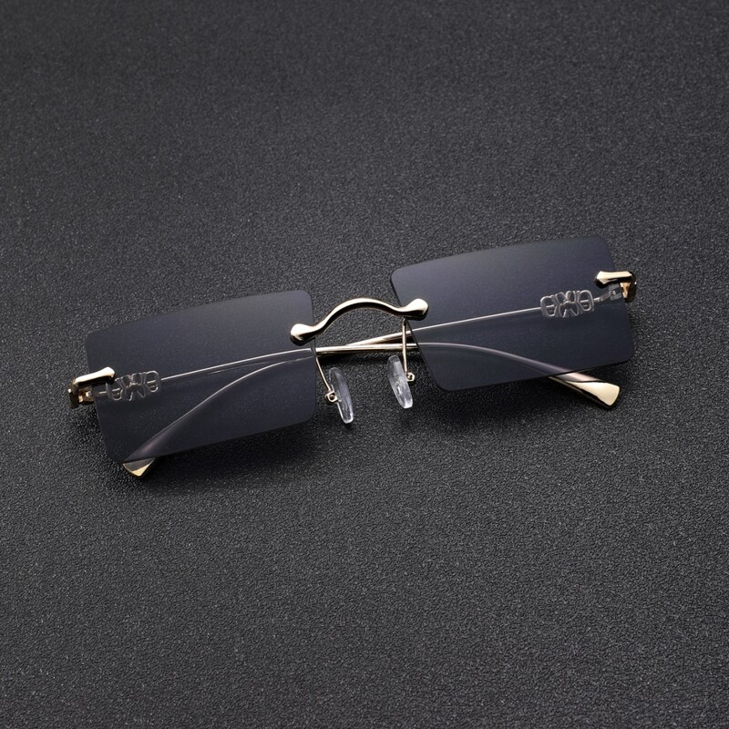 

Guys Rimless Sunglasses, Grey