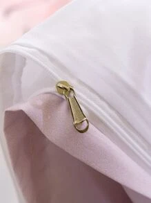 Set colcha de niños con estampado de niña sin relleno - Púrpura malva - Ver 4