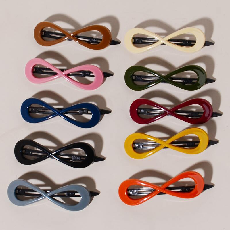 

10pcs Hair Clip, Multicolor