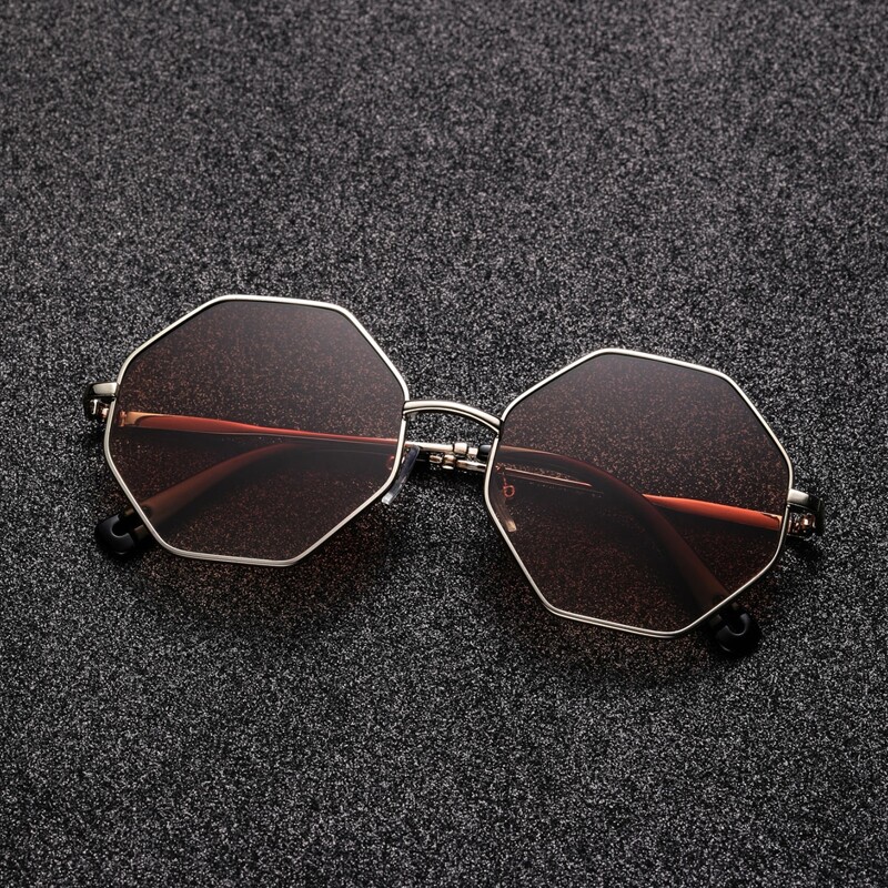 

Guys Metal Frame Sunglasses, Brown