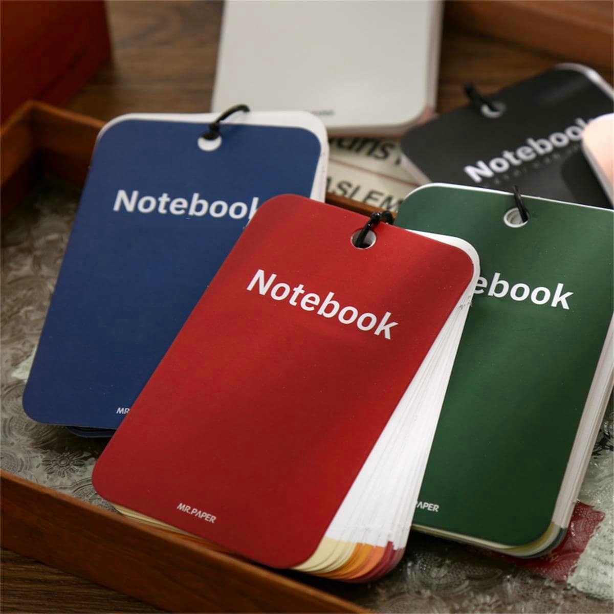 

1pc Random Ring Memo Pad, Multicolor
