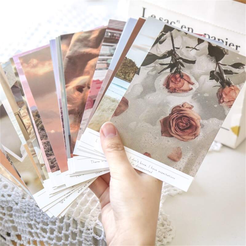 

30pcs Mixed Pattern Random Postcard, Multicolor