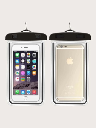 1 pezzo borsa per telefono con cordino impermeabile