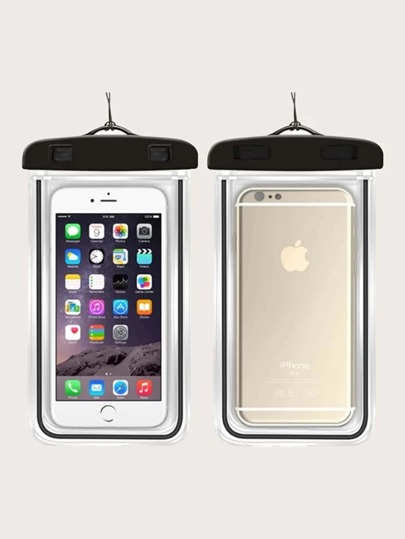 1 pièce Sac de téléphone de lanière étanche