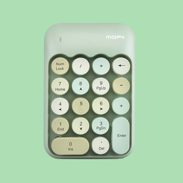 

Wireless Numeric Keyboard, Green
