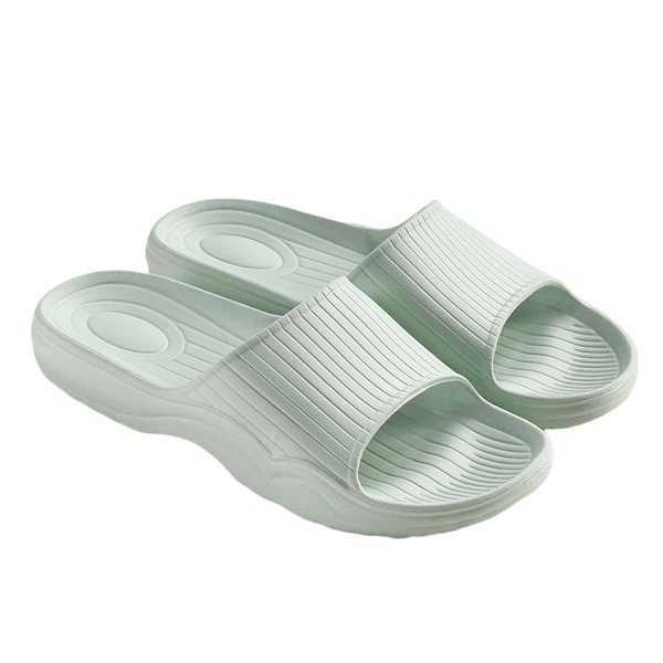 

Minimalist Open Toe Slides, Mint green