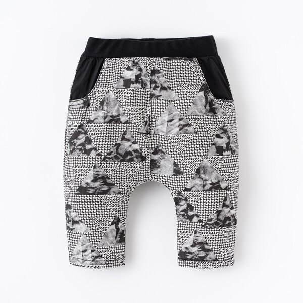 

Boys Houndstooth & Geo Print Shorts, Multicolor