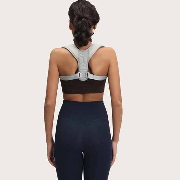

1pc Back Correction Belt, Grey