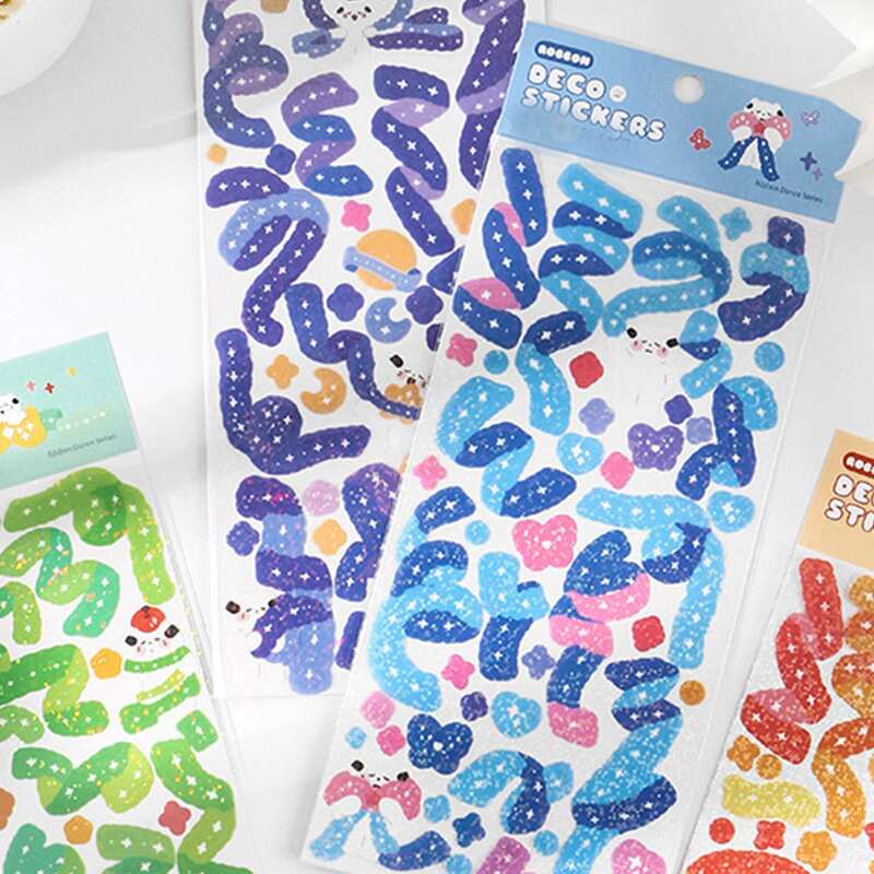 

1pc Random Color Strap Sticker, Multicolor