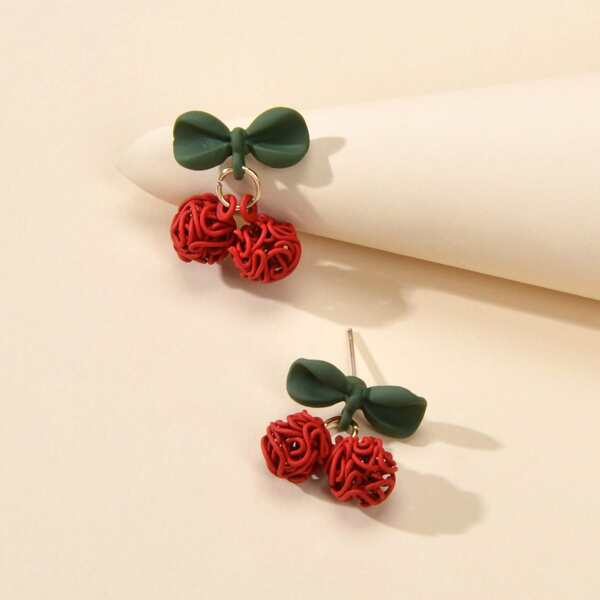 

Cherry Detail Earrings, Multicolor