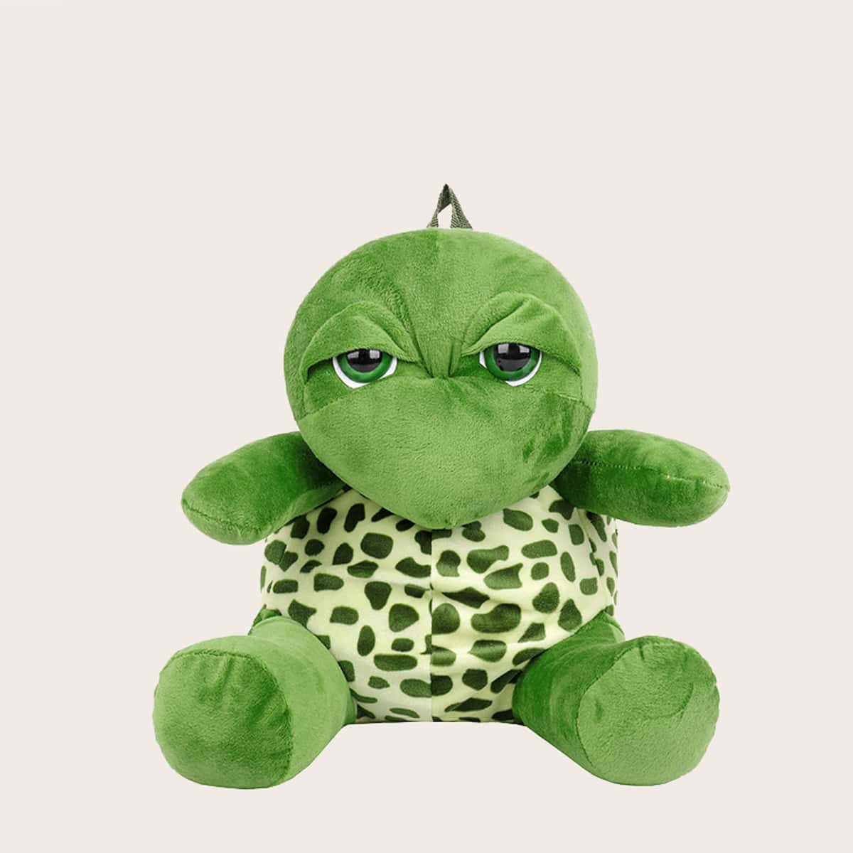 

Cartoon Zip Backpack, Green