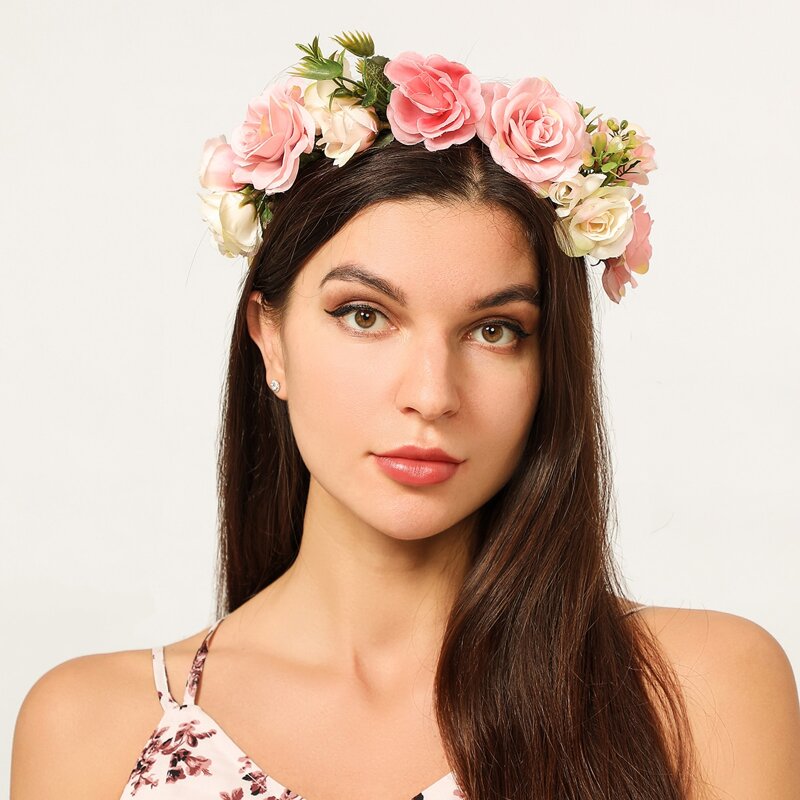 

Flower Hair Wreath, Multicolor