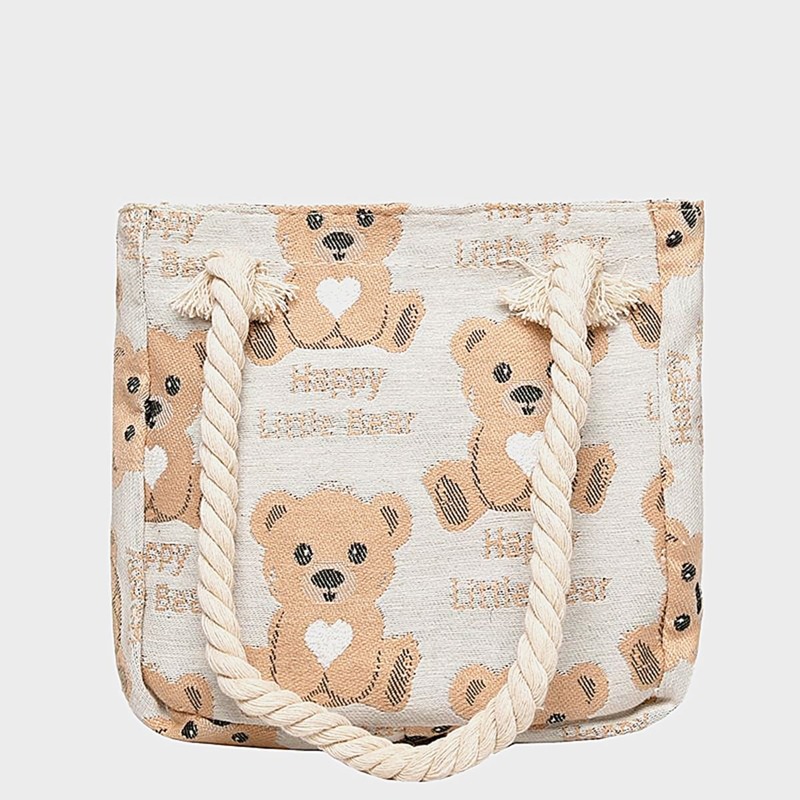 

Cartoon Bear Satchel Bag, Multicolor