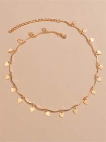 Dây chuyền mặt trái tim Valentine, Mẹ, Mẹ, Ngày của Mẹ, Quà tặng - Vàng - Xem 3