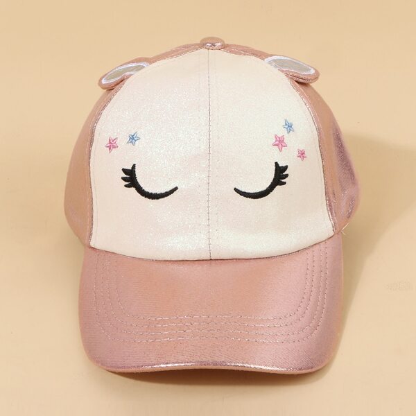 

Cartoon Embroidered Baseball Cap, Multicolor