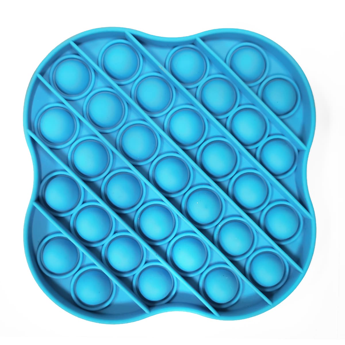 

1pc Silicone Push Bubble Toy, Blue