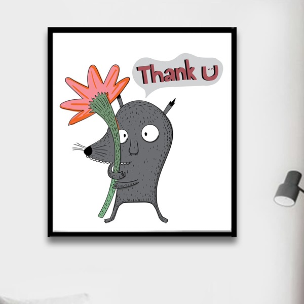 

Cartoon Graphic DIY Diamond Unframed Painting, Multicolor