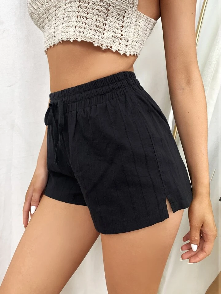 Lo nuevo en Shorts de pierna ancha con abertura lateral!| ROMWE México