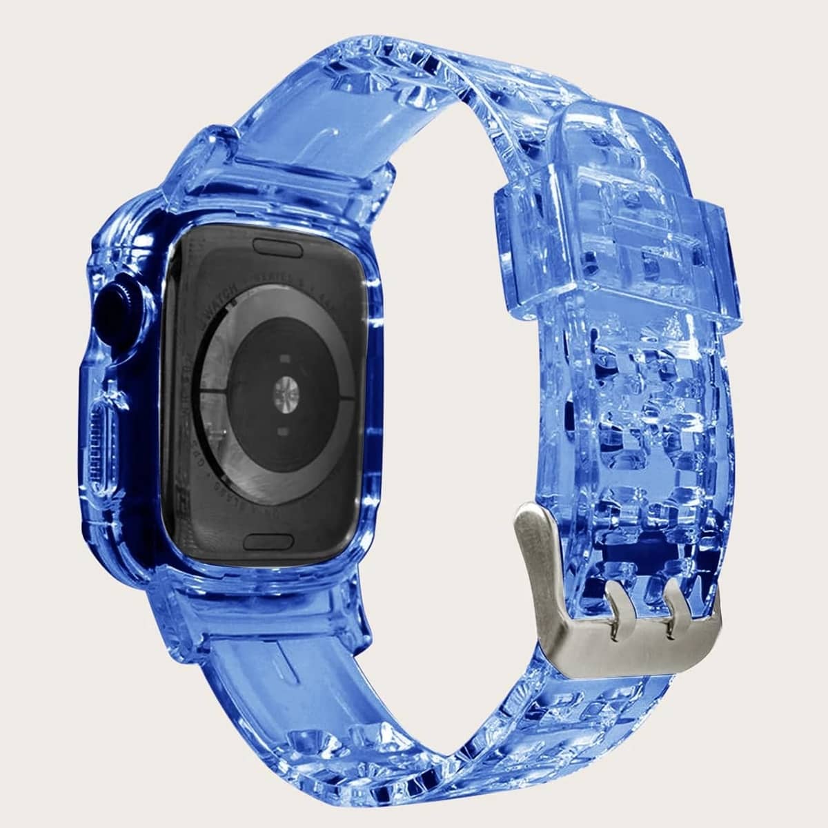 

Clear Apple Watch Band, Blue