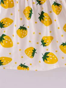 SHEIN Đầm bé gái Chấm bi Dễ thương - Nhiều màu - Xem 3